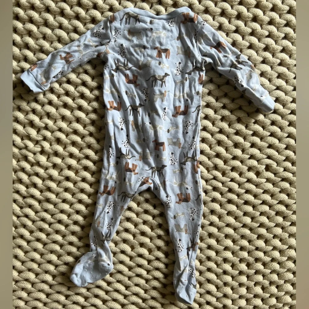 Janie and Jack 6-12m puppy zipper sleeper